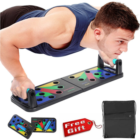 Foldable Multifunctional Push-Up Fitness Board