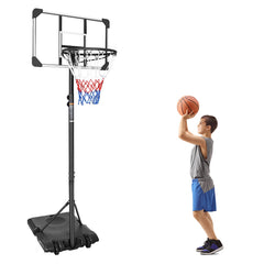 Portable Basketball Goal With Stable Wheels