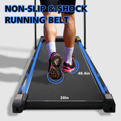 2-in-1 Folding Under-Desk Walking Treadmill