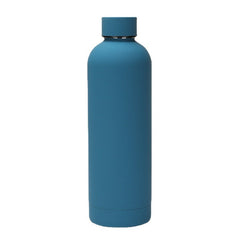 350/500/750ML Double-Wall Stainless Steel Leak-proof Thermal Vacuum Flask Insulated Water Bottle Sports Coffee Straight Body