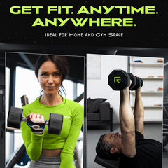 Octo Rubber Dumbbell Single Weight Training