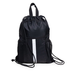 Basketball football drawstring backpack, drawstring backpack with shoe compartment, sports belt pocket sports equipment bag