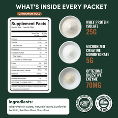 Whey Protein Isolate Creatine Travel Packets