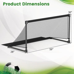 Portable Pop Up Toddler Soccer Net