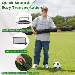 Portable Pop Up Toddler Soccer Net