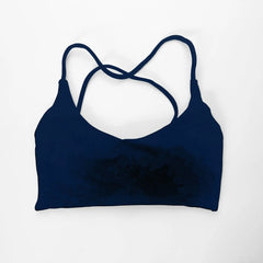 NCLAGEN Twist Back Bra High Support Sports Top Women Gym Wear Workout  Push-up Seamless Yoga Underwear Fitness Running