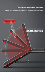 Multifunctional Adjustable Weightlifting Fitness Bench
