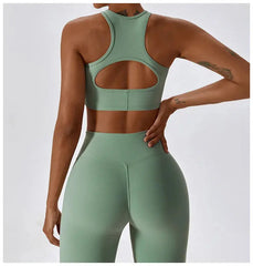 Women's Gathered Push-Up Fitness Workout Top