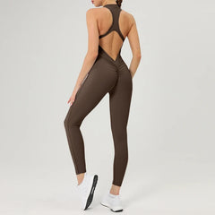 Women's Stylish Functional Fitness Workout Jumpsuit