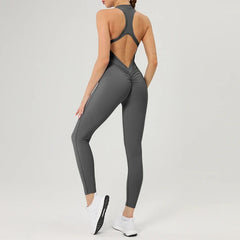 Women's Stylish Functional Fitness Workout Jumpsuit