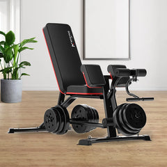 Multifunctional Adjustable Weightlifting Fitness Bench