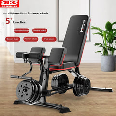 Multifunctional Adjustable Weightlifting Fitness Bench