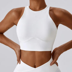 Women's Gathered Push-Up Fitness Workout Top
