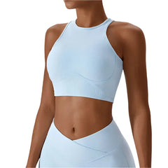 Women's Gathered Push-Up Fitness Workout Top