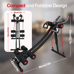 Foldable Abdominal Core Training Machine