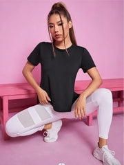 Seamless Women's Athletic Crop Workout Top