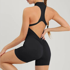 Women's Stylish Functional Fitness Workout Jumpsuit