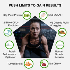 Plant-Based Sport Protein Powder Supplement