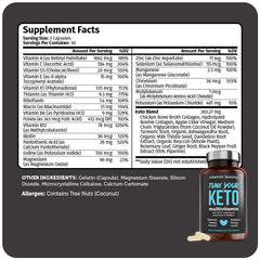 Tune Your Keto Daily Multivitamin Supplement