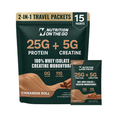 Whey Protein Isolate Creatine Travel Packets