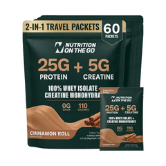 Whey Protein Isolate Creatine Travel Packets