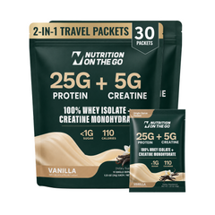 Whey Protein Isolate Creatine Travel Packets