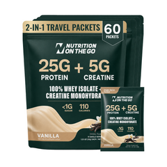 Whey Protein Isolate Creatine Travel Packets