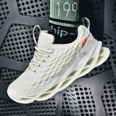 Black Modern Breathable Athletic Running Sneakers