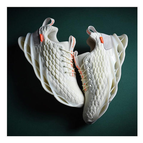 Black Modern Breathable Athletic Running Sneakers