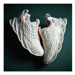 Black Modern Breathable Athletic Running Sneakers