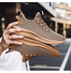 Light Running Comfortable Casual Men's Sneaker Breathable  Wear-Resistant Outdoor Walking Men Sport Non Slip Athletic Fashion Sneakers Mesh Workout Casual Sports Sneakers