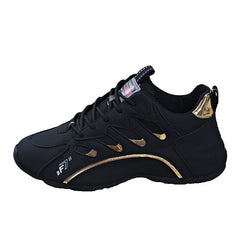Luxury Men's Leather Platform Casual Sneakers