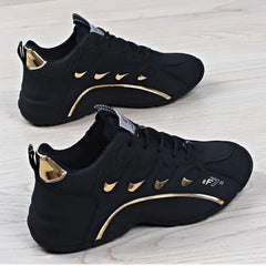 Luxury Men's Leather Platform Casual Sneakers