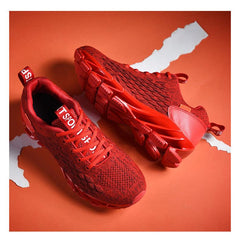 Men's Breathable Mesh Lace Running Shoes Outdoor Fitness Training Sports Shoes Non-slip Wear-resistant Casual Couple Sport Running Athletic Non Slip Fashion Sneakers