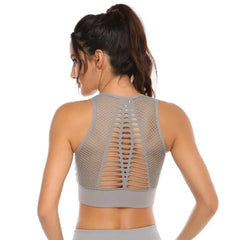New Trendy Women's T-shirts Workout Sports Bra Yoga Vest Backless Solid Quick Dry Running Gym Sport bra Yoga Shirts