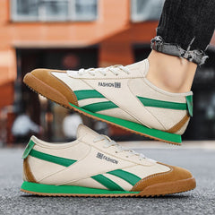 Men's Yellow Canvas Lightweight Casual Sneakers