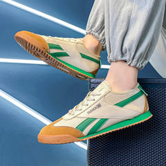 Men's Yellow Canvas Lightweight Casual Sneakers