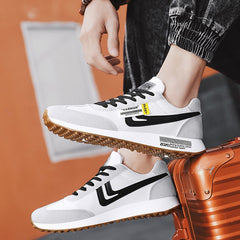 Trendy White Student Casual Sports Sneakers